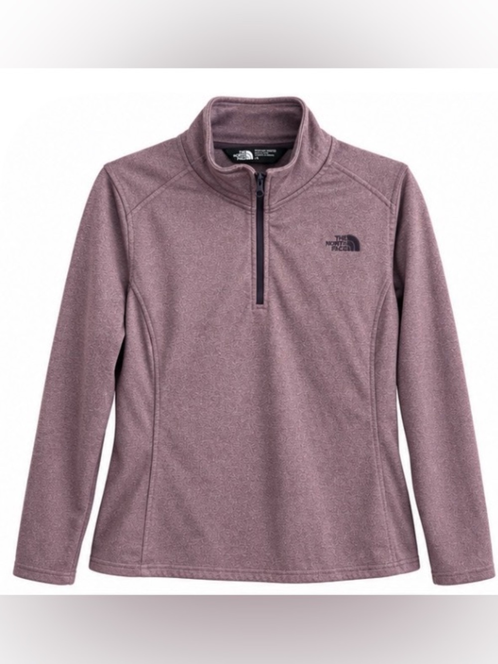 The North Face Women’s L Dusty Mauve Heather 1/4 Zip Fleece Pullover Size Large